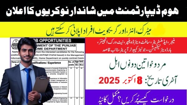 Home Department Punjab Jobs