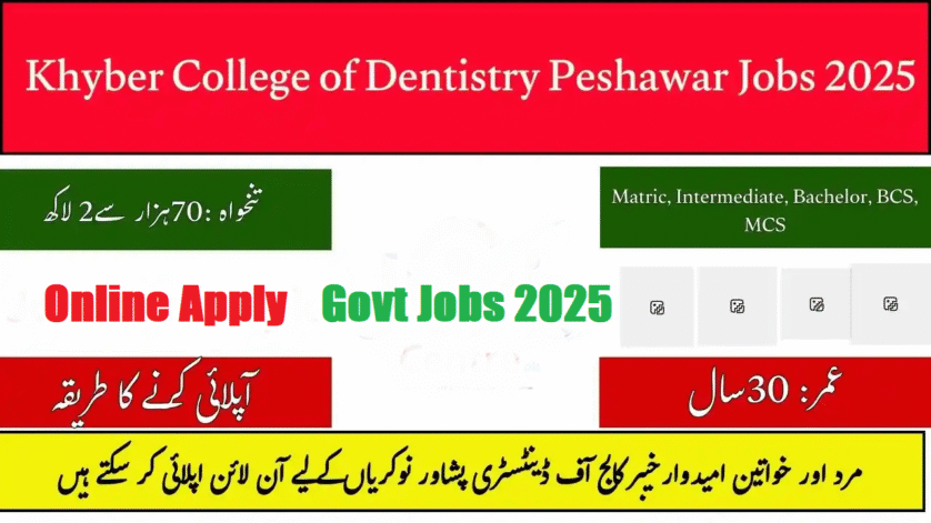 Khyber College of Dentistry Jobs 2025 838x471 1